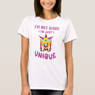 Jag är inte konstig, jag är bara unik t shirt