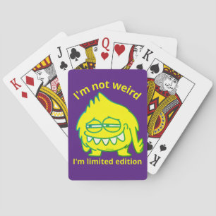 JAG ÄR INTE KONSTIG, JAG ÄR BEGRÄNSAD EDITION Lust Casinokort