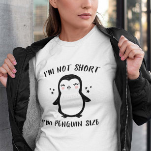 Jag är inte Kort I’m Penguin Storlek T Shirt