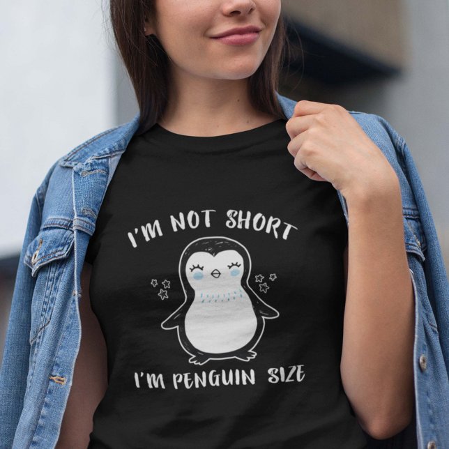 Jag är inte Kort I’m Penguin Storlek T Shirt (Skapare uppladdad)