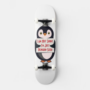 Jag är inte kort, jag är bara pingvinstor mini skateboard bräda 18,5 cm