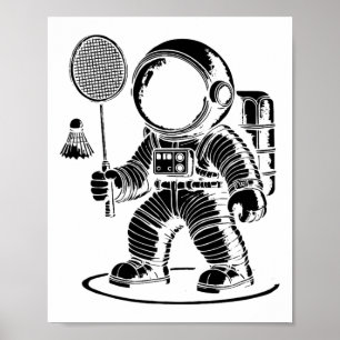 Jag är inte Kort, jag är en badminton-spelare. Poster
