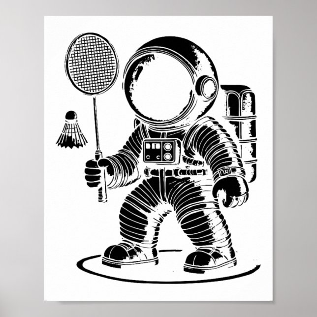 Jag är inte Kort, jag är en badminton-spelare. Poster (Framsidan)