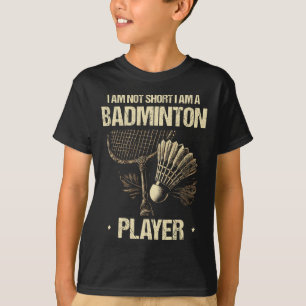 Jag är inte Kort, jag är en badminton-spelare. T Shirt
