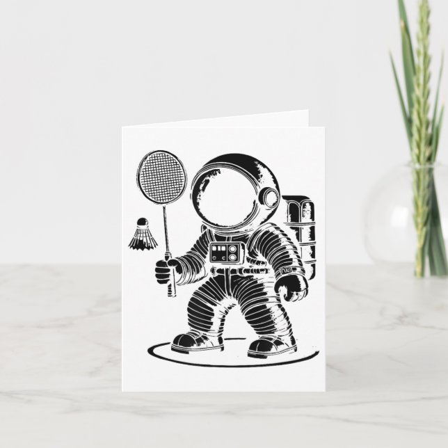 Jag är inte kort jag är en badmintonspelare racket (Framsida)