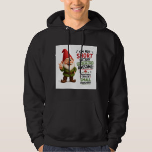 Jag är inte kort jag är fantastisk dvärgdesign hoodie