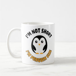 Jag är inte Kort, jag är Penguin Storlek Kaffemugg