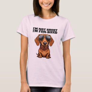 Jag är inte kort, jag är roligt t shirt
