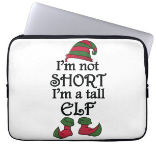 Jag är inte Kort, jag är Tall Elf Laptop Fodral