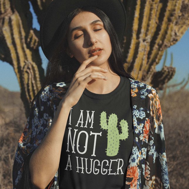 Jag är inte Kramare T-Shirt (I Am Not A Hugger T-Shirt)
