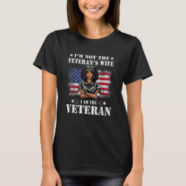 Jag är inte krigsveteranens fru, jag är krigsveter t shirt