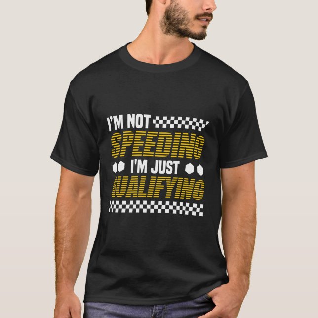 Jag är inte kvalificerad. t shirt (Framsida)
