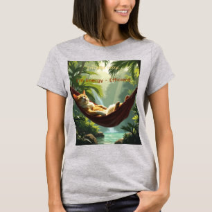 Jag är inte lat jag är energieffektiv t shirt