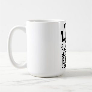 Jag är inte lat Mug Rolig lat panda energibespar Kaffemugg