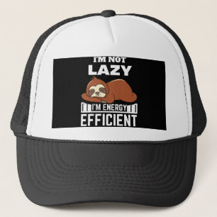 Jag är inte Lazy... Jag är energisnål, funn Sloth Keps