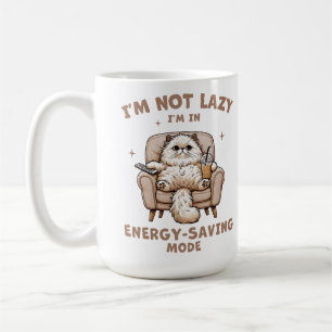 Jag är inte Lazy, jag är i energisparläge Kaffemugg