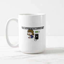 Jag är inte Lazy, jag är uppriktigt utmattad - Lus Kaffemugg