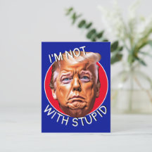 Jag är inte med en häftig trump