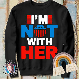 Jag är inte med hennes anti-Kamala-demokrat T Shirt