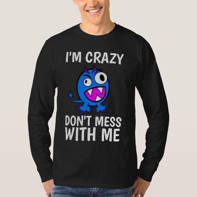 JAG ÄR INTE  MED MIG, Lustigt T-Shirts (Framsida)