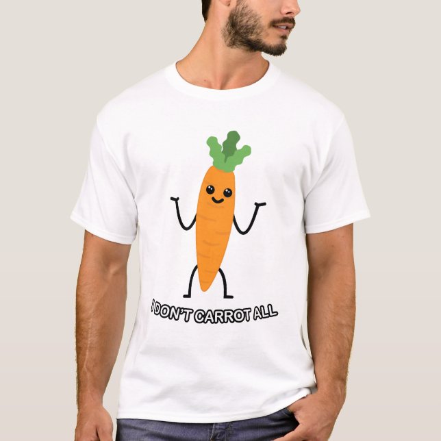 Jag är inte morot! - Cute Carrot T-Shirt (Framsida)