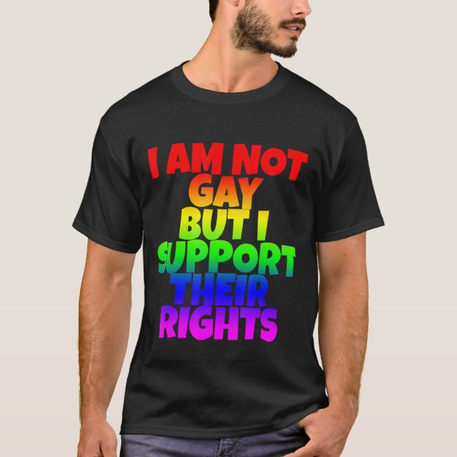 Jag är inte nöjd, men jag stöder deras Höger T Shirt (Framsida)