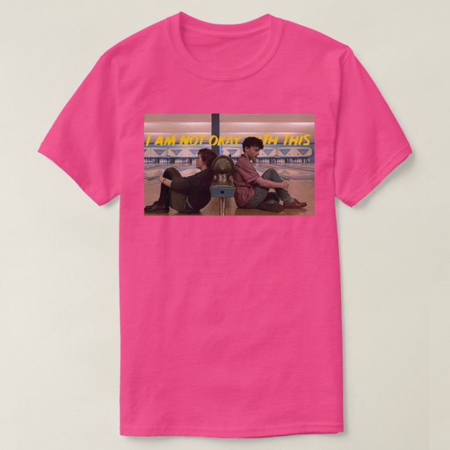 Jag är inte okej Classic TShirt T Shirt (Design framsida)
