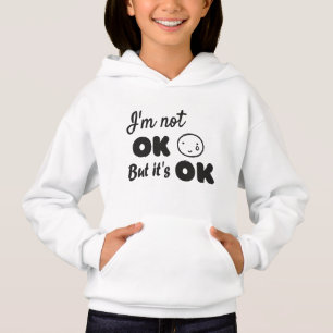 Jag är inte okej, men det är ok inbjudan t shirt