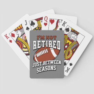 Jag är inte pensionär, bara mellan fotbollssäsonge casinokort