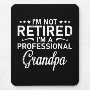Jag är inte pensionär jag är en professionell farf musmatta
