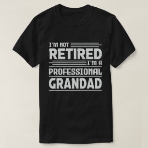Jag är inte pensionär jag är en professionell farf t shirt