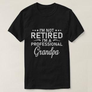 Jag är inte pensionär jag är en professionell farf t shirt
