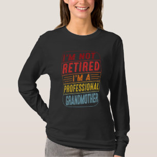 Jag är inte pensionär jag är en professionell farm t shirt