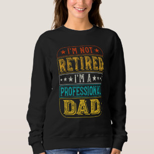 Jag är inte pensionär jag är en professionell papp t shirt