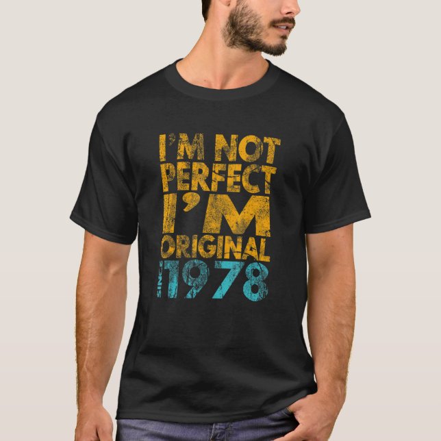 Jag är inte Perfekt 1978 1 T Shirt (Framsida)