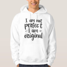 Jag är inte perfekt hoodie