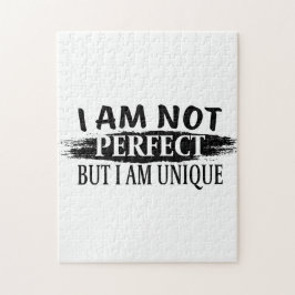 Jag är inte perfekt, men jag är unik pussel