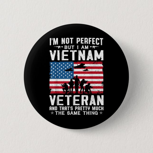 Jag är inte Perfekt, men jag är vietnamesisk veter Knapp (Framsida)