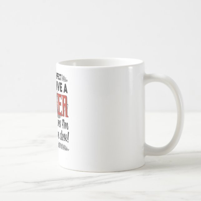Jag är inte perfekt utan kör en skogsvaktare som e kaffemugg (Höger)