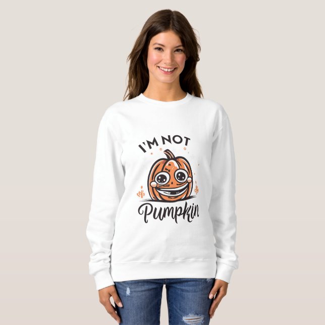 Jag är inte pumpa t shirt (Hel framsida)