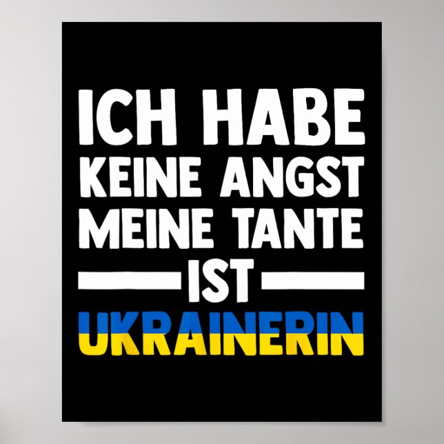 Jag är inte rädd, min faster är ukrainare poster (Framsidan)