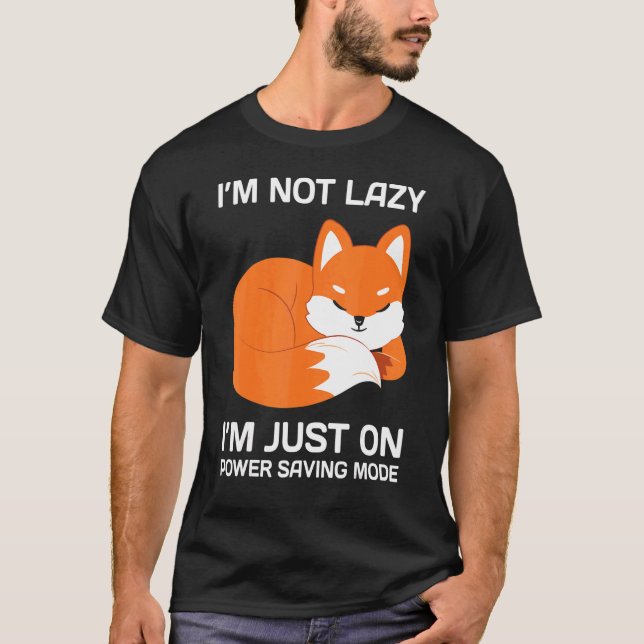 Jag är inte så säker att jag bara är på strömsparl t shirt (Framsida)