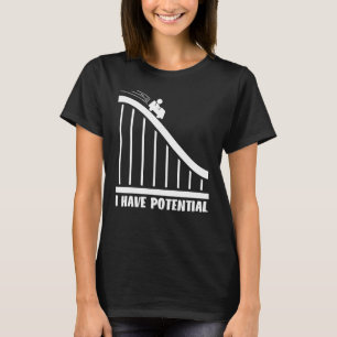 Jag är inte säker på att jag är överfull med poten t shirt