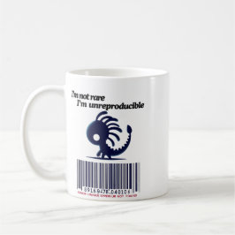 Jag är inte sällsynt, jag kan inte reproduceras kaffemugg