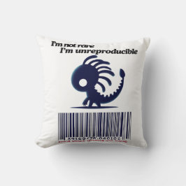 Jag är inte sällsynt, jag kan inte reproduceras kudde