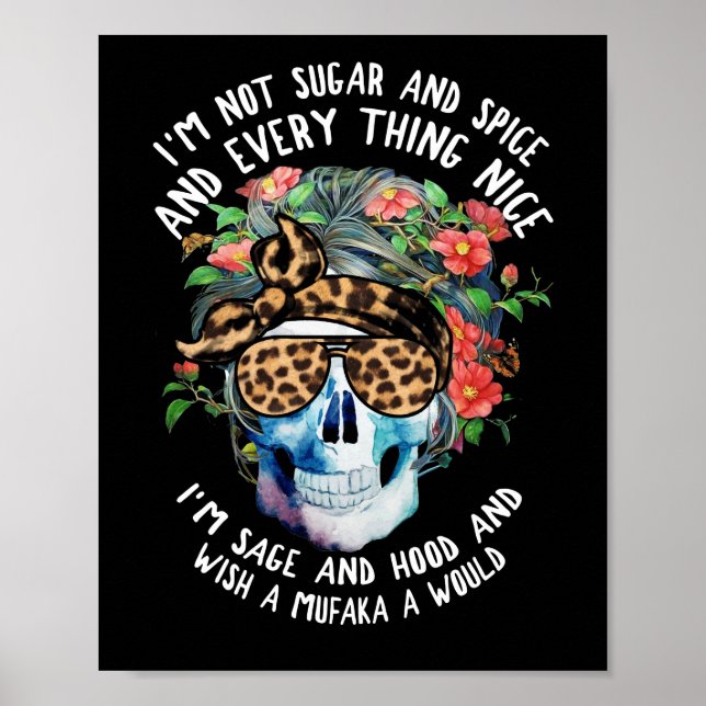 Jag är inte sockerspis och allt fint jag är... poster (Framsidan)