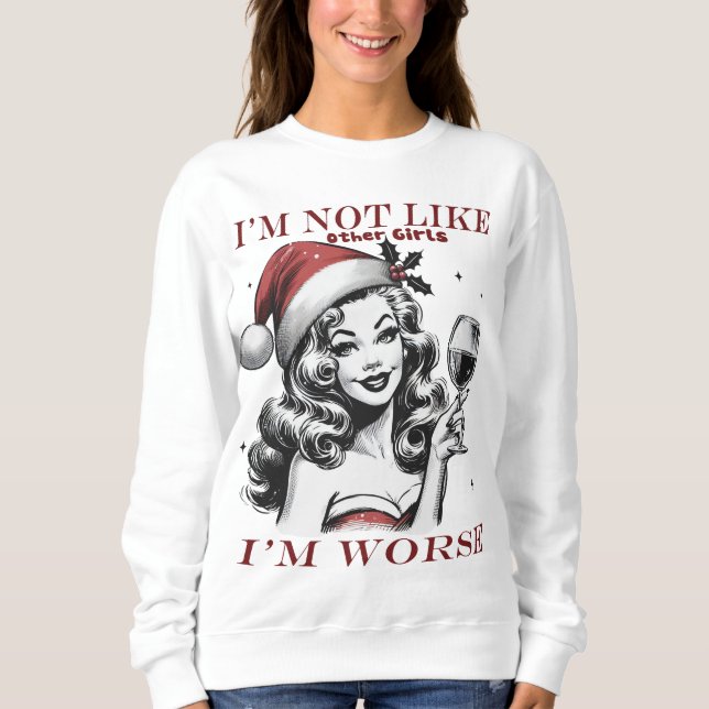 Jag är inte som andra flickor t shirt (Framsida)