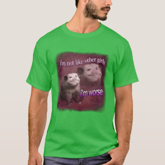 Jag är inte som andra tjejpojkar t shirt