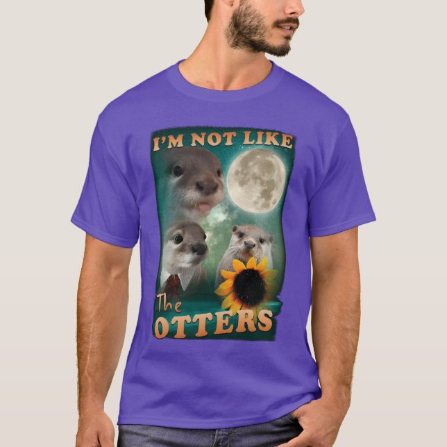 jag är inte som utterar roliga Meme s presenter vi T Shirt (Framsida)