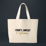 Jag är inte söt jumbo tygkasse<br><div class="desc">Jag svettas inte med t-shirts,  hattar,  kläder och utrustning för gymmet och din träning. Superskoj- och coola-gym-skjortor,  påsar,  klistermärken och T. Lönsam diet och viktförlust T,  kläder,  nyckelkedjor och presenter</div>